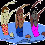 water-aerobics-clipart